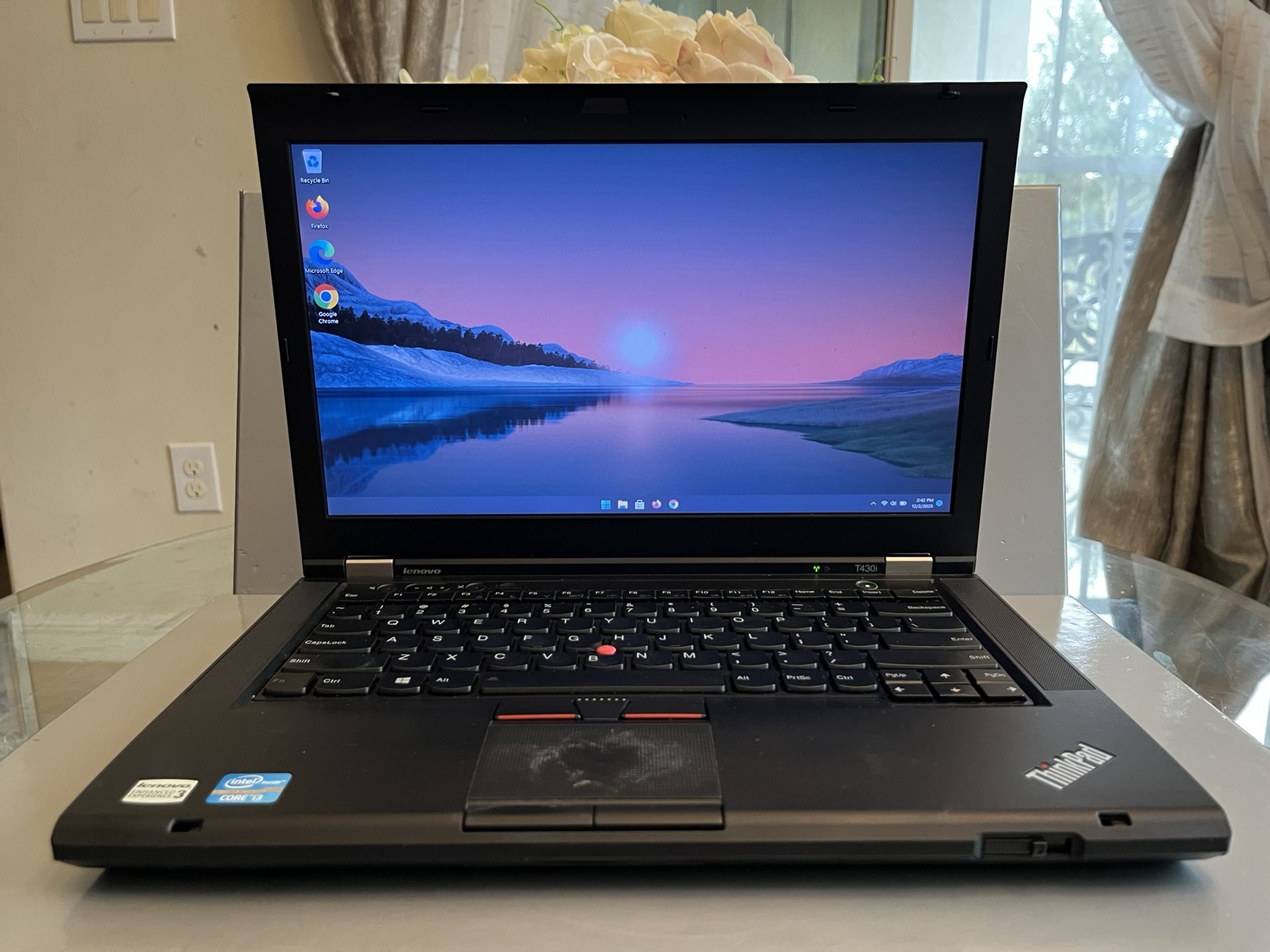 Lenovo Thinkpad T430i 14" Laptop Intel i3 4GB RAM 120GB SSD Windows 11 w/ Charger - $89