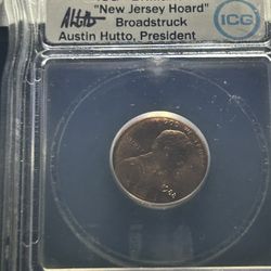 1988 1C Broad-stuck RD Brilliant Uncirculated  Wide AM 