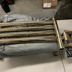 Myson Heated Towel Bar Brass