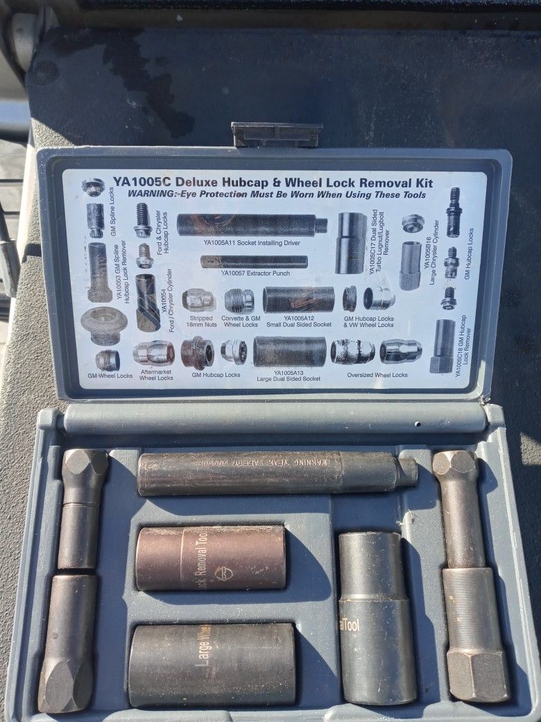 SnapOn/BluePoint Wheel Lock Removal Kit for Sale in Long Beach, CA
