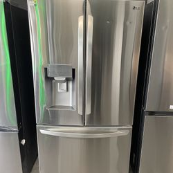 LG ThinQ 3 Door Refrigerator In Stainless Steel 