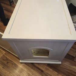 Wooden Kitty Litter Box Enclosure 