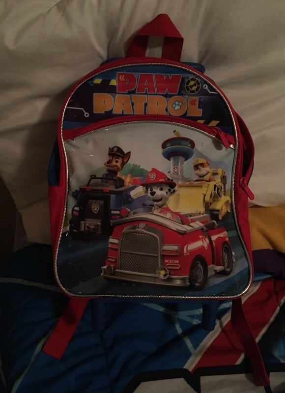 Paw patrol rolling back pack