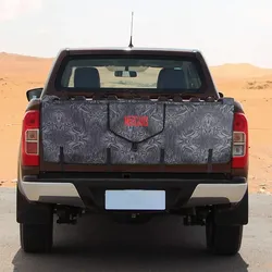 Tailgate Pad with Two Tool Pockets for Mountain Bikes, Tailgate Protection Pad with Secure Bike Frame Straps, for Most Large Size and Mid Size Truc