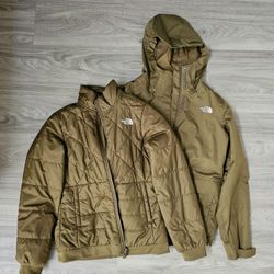 Northface 2 in 1- Puffer And Shell