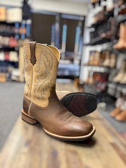 Ariat Western Boots Cowboy Brown Sz 12 EE
