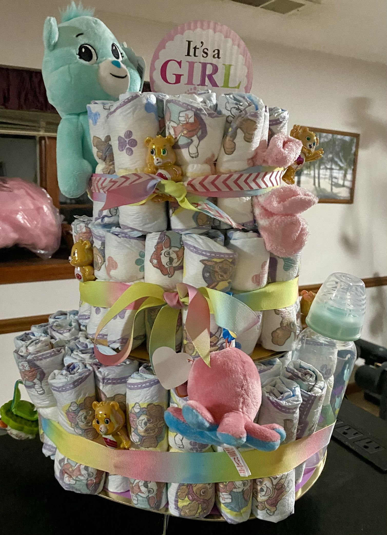 Diaper cake designs HOMEMADE