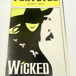 Wicked Broadway Musical Playbill Gershwin Theatre 2007