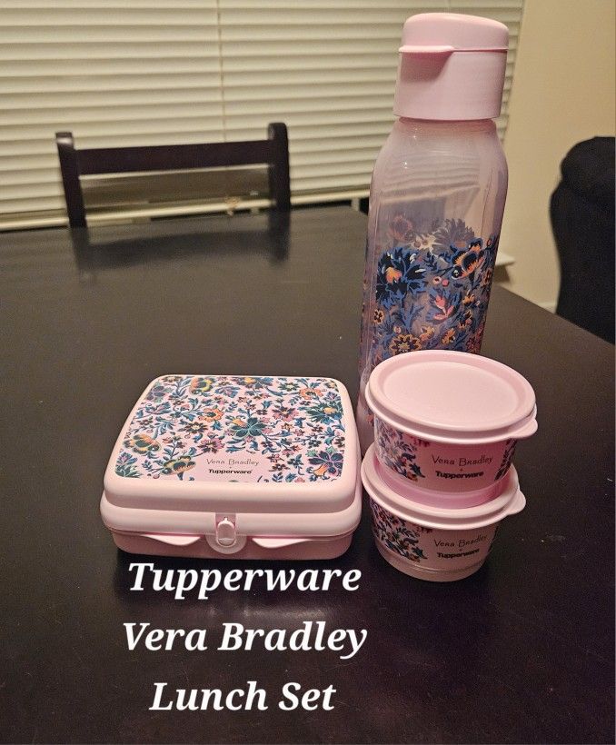 Tupperware Vera Bradley Lunch Set