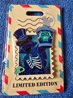 2026 D23 limited edition  Disney Stamps Series 2 HatBox Ghost Pin