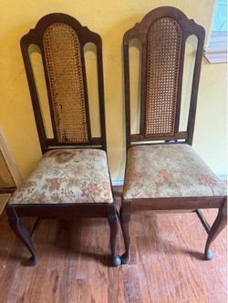 Wood chairs