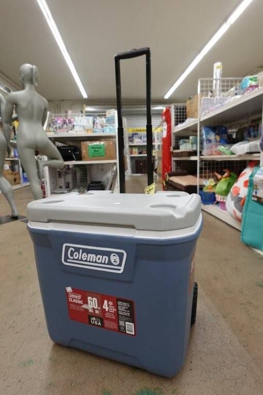 Coleman 316 Series 60‑Quart Wheeled Hard Cooler