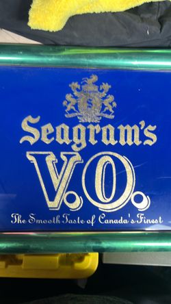 Vintage Seagram's V.O. Advertising Wall Mirror