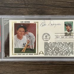 Babe Dahlgren First Day Cover Autograph PSA