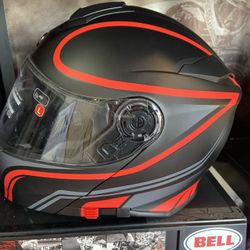 New Matte Black And Red Dot Motorcycle Helmet $150