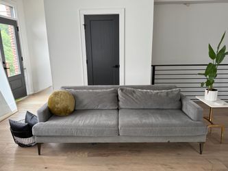 West Elm Andes Sofa – 86” Performance Velvet – $1,000