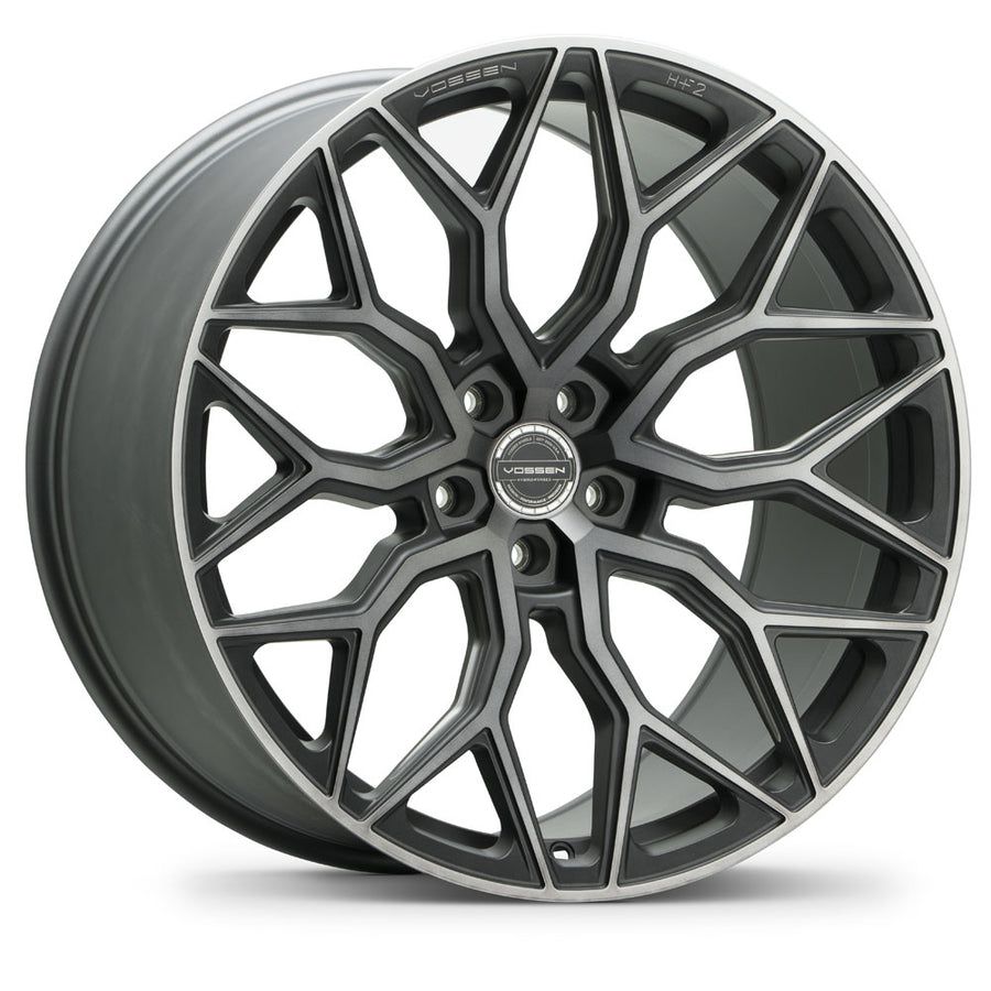 20" VOSSEN HF2 GREY 20X9 21X12 CONCAVE WHEELS RIMS FITS CHEVROLET CORVETTE C8
