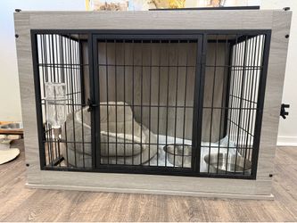 Dog crate upscale