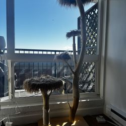 etsy wooden cat tree 59”