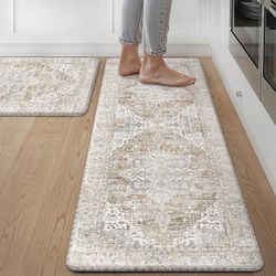 New GENIMO Anti Fatigue Kitchen Mats for Floor 2PCS