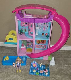 Chelsea Dollhouse with Slide & Pool