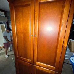 Real Wood Large Tv Hutch 