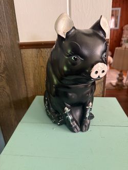 Alexander Backer Co Chalkware Piggy Bank