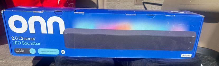 ONN 2.0 Channel LED Soundbar 20"