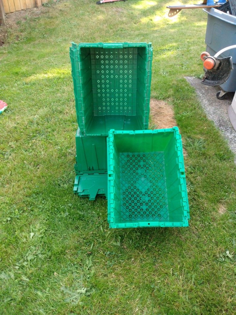 stackable storage bins!!!!!!!!great For Moving!