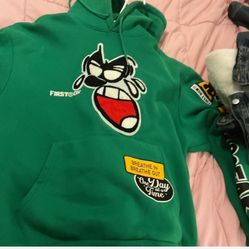 Green First Row Sweatsuit 