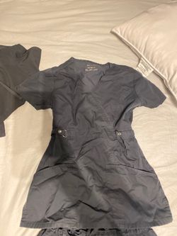 Grey luxe set scrubs