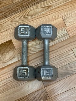 Dumbells 15 Pounds