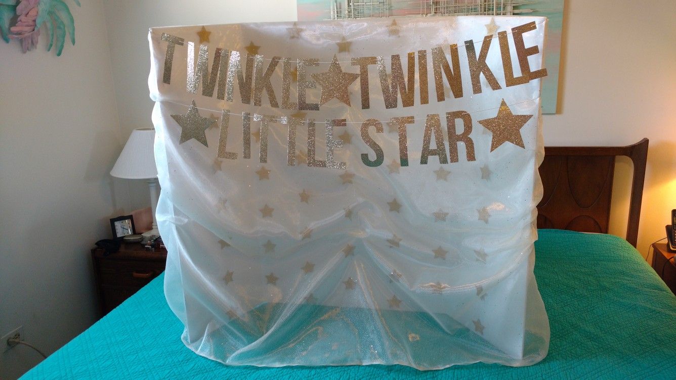 Twinkle Twinkle Little Star center piece or banner
