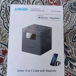 ANKER 3-IN-1 Cube with Magsafe (((BRAND NEW)))