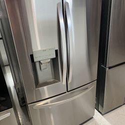 Stainless Steel 26 Cu. Ft. Smart WiFi Enabled French Door Refrigerator 