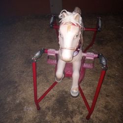 Kids  RADIO FLYER JUMPING  HORSE WITH SOUNDS