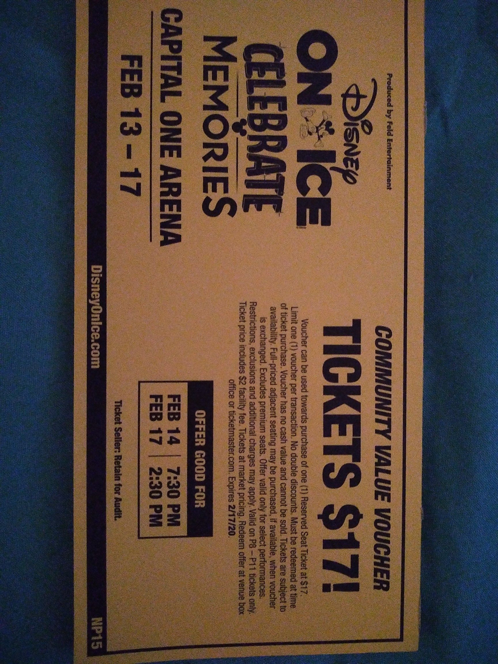Disney on ice voulchors