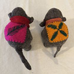 Woolen Felted Elephant 