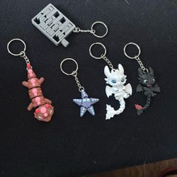 3d Printed Keychains 