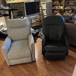 Two RV Camper Recliner Chairs