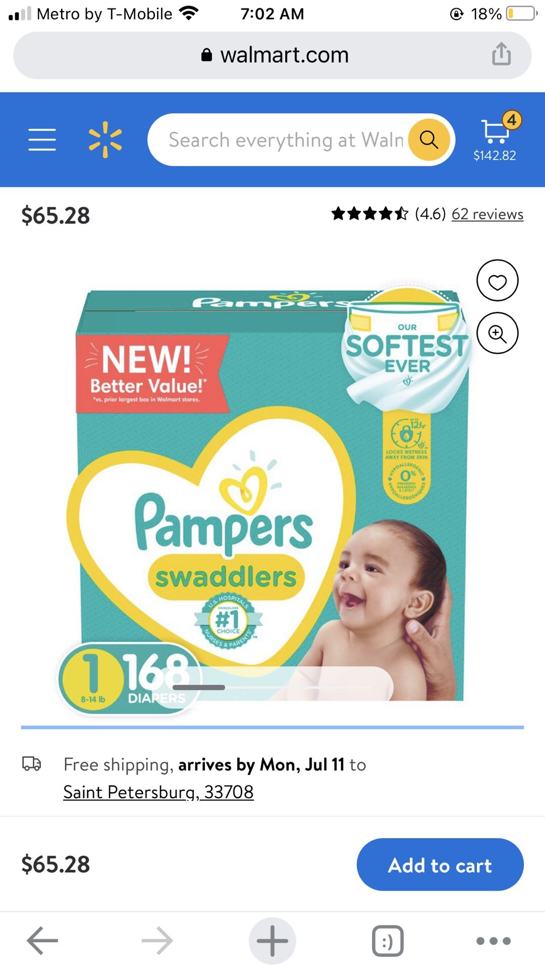 Pampers Size 1