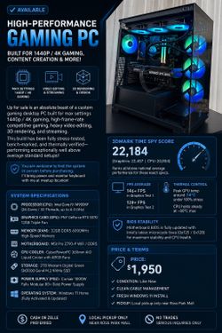 Ultra High-End Gaming PC | Intel i9-14900KF | RTX 5070 12GB | 32GB DDR5 6000MHz | 2TB NVMe