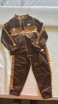 Size 7 2 Tone Brown Tracksuit
