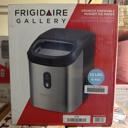 New Frigidaire Gallery Nugget Ice Maker, 33 lbs - Gray