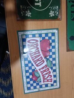 Metal signs
