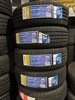 Leao Lion Sport HP3 225/60R16 98H Tires – Set of 4 $440 Installed and Balanced Located at 1305 Preston Ave Pasadena Tx 77503