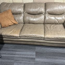 Leather Couch $100
