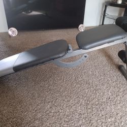 Gold's Gym XR 5.9 Adjustable Slant Workout Weight Bench 