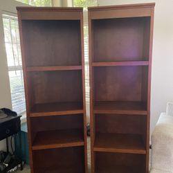 Matching Decorative Bookshelves 