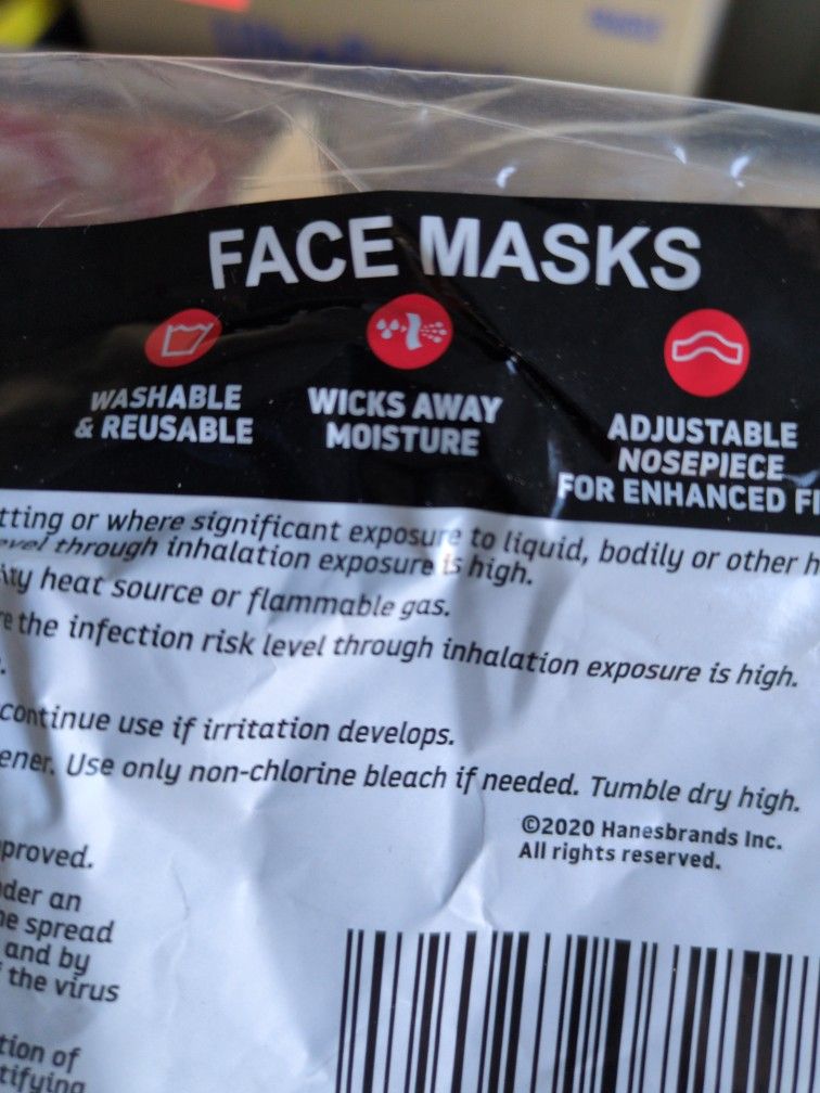 Hanes Face Mask